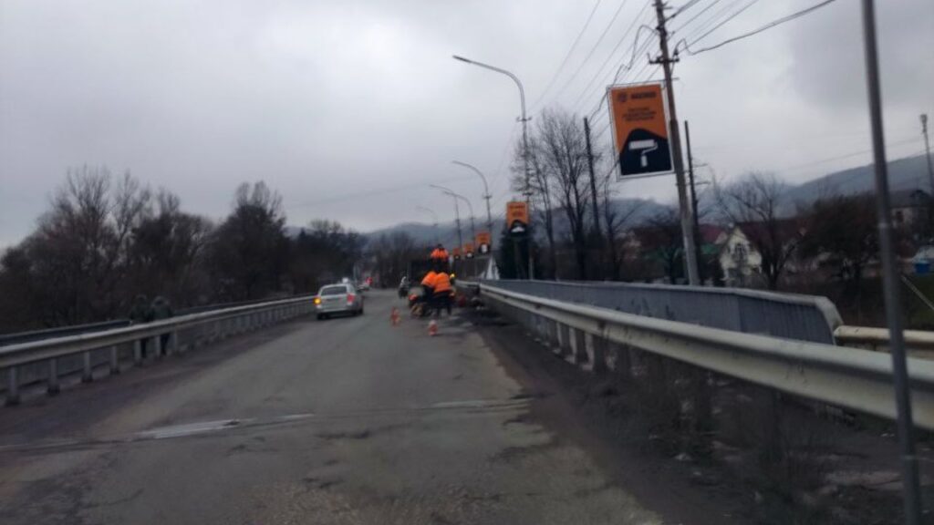 Ремонт на мості у Сваляві