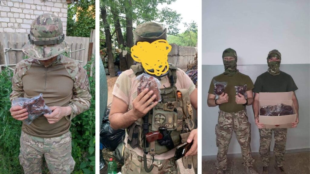 Військові ЗСУ з м'ясом