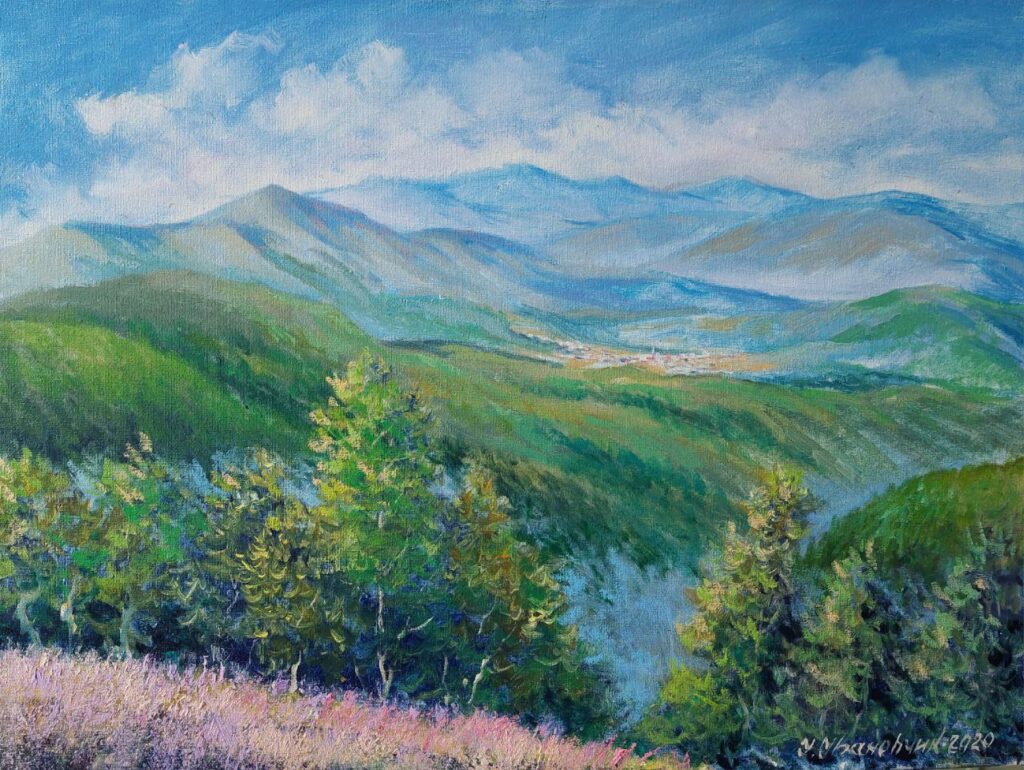 Панорама Сваляви, малюнок