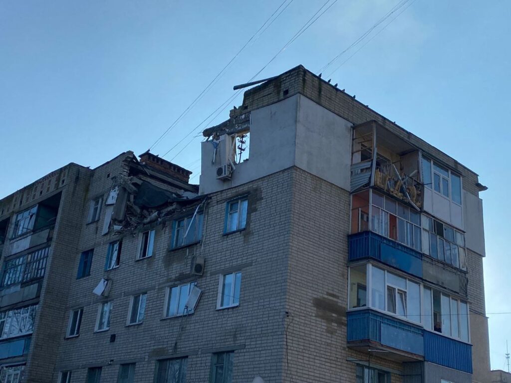 Зруйнований будинок у Куп'янську